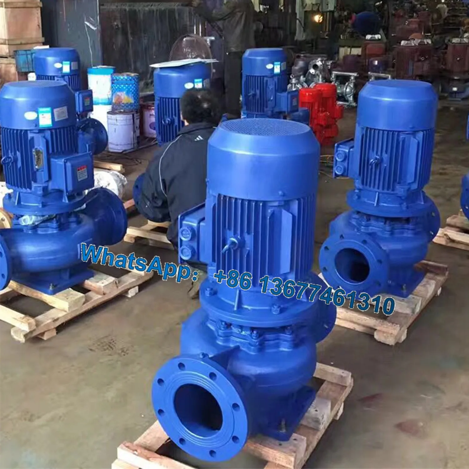 مضخة طرد مركزي لخط الأنابيب العمودي من النوع 380 فولت/220 فولت SLG قابلة للتخصيص