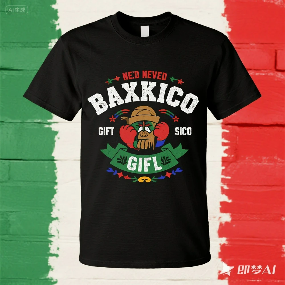 

Vintage Mexican Style Boxing Gift T-Shirt 100% Cotton O-Neck Summer Short Sleeve Casual Mens T-shirt Size S-3XL