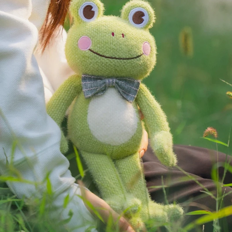 

Плюшевая игрушка-лягушка, исцеляющий компаньон, мягкая пушистая плюшевая игрушка, комфортный подарок для девочек и женщин на день рождения