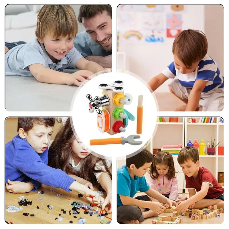 Montessori Kinder beschäftigt Würfel Board Lernspiel zeug Kinder Hand Greifen Fähigkeit Training Schloss Lernspiel zeug für Kleinkind Geschenke