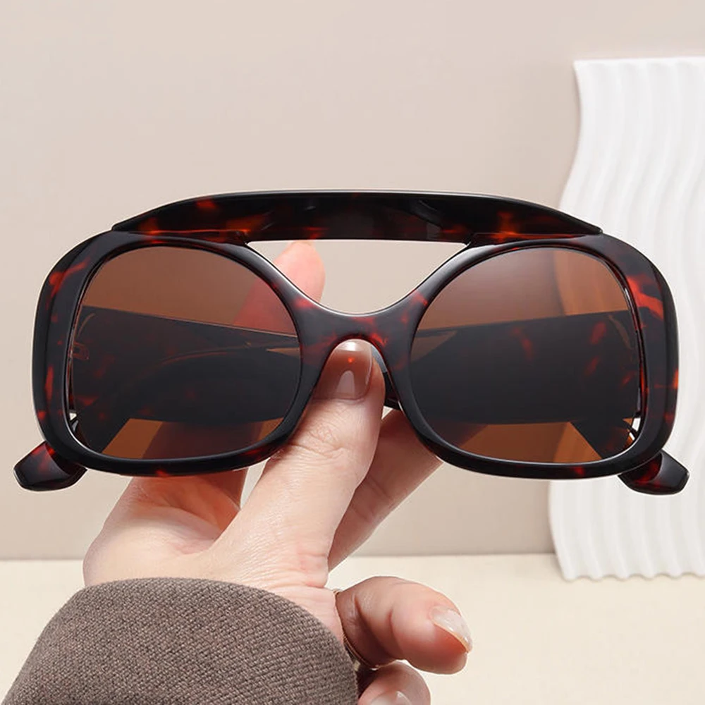 2026 Y2K Brand Sunglasses Women Men Oversized Novelty Sun Glasses for Summer Outdoor Fashion Accessories Retro Irregular Lens