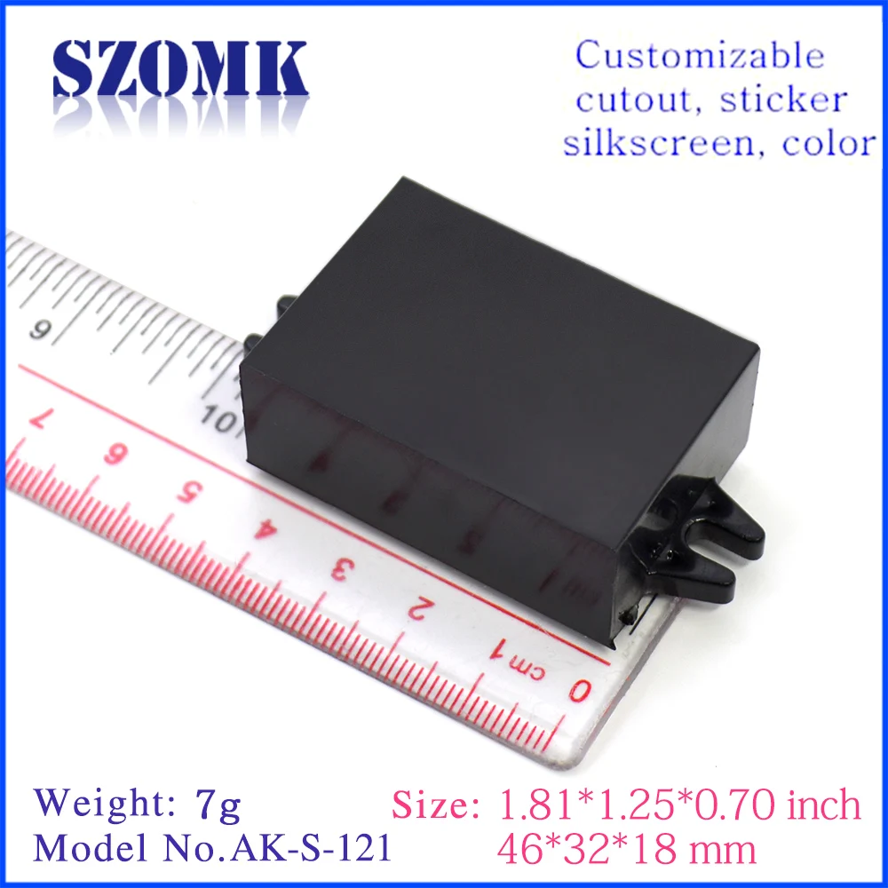 SZOMK small ABS plastic 46*32*18mm distribution box enclosure standard electronic case enclosure for LED