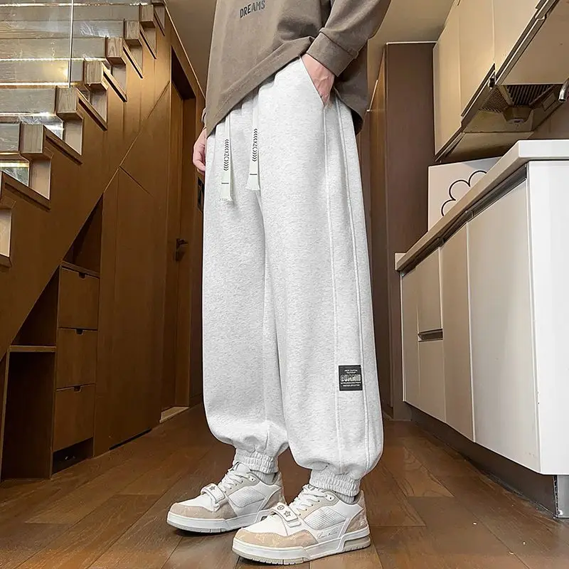 White Gray Pants