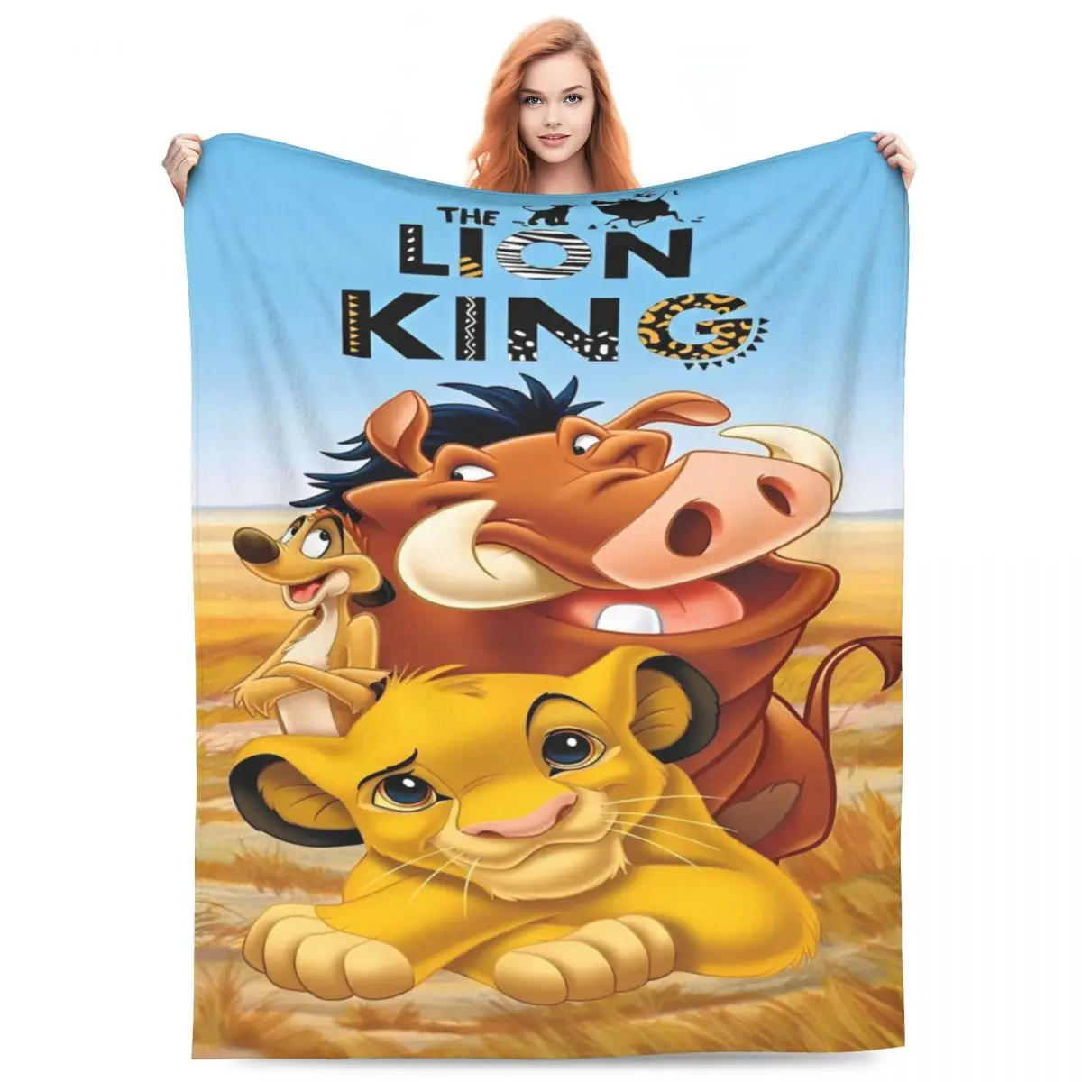 Lion King Simba Accessories Blanket Ultra-Soft Blankets Winter Gift for Women