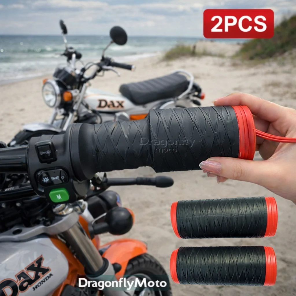 

Силиконовые чехлы на руль мотоцикла для HONDA DAX125 ST125 ST 125 2022-2026, самозатягивающиеся, нескользящие, для мотоциклов DAX