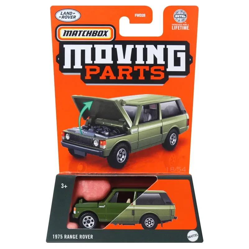 Original Matchbox Car Moving Parts Toys for Boys Diecast 1:64 Ford Anglia Range Rover Jaguar Chevy Nissan Model Gift