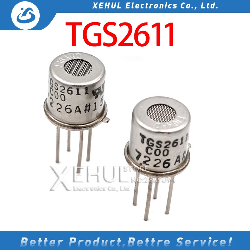 

5pcs /10pcs 100% New Flammable gas sensor(TGS2611) TGS2611 TGS2611 C00 TGS-2611 2611