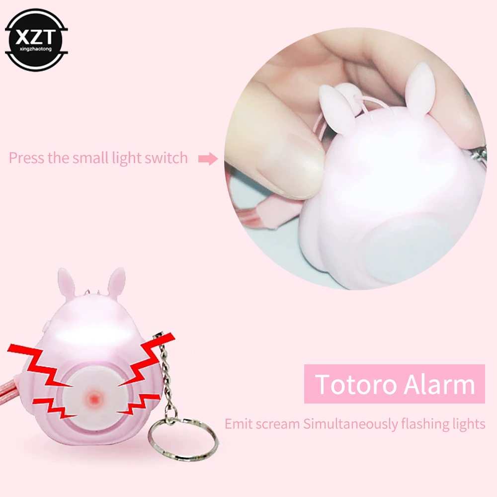 Self Defense Alarm 120dB Anti-wolf Girl Child Women Security Protect Alert Personal Safety Scream Loud Emergency Alarm Keychains