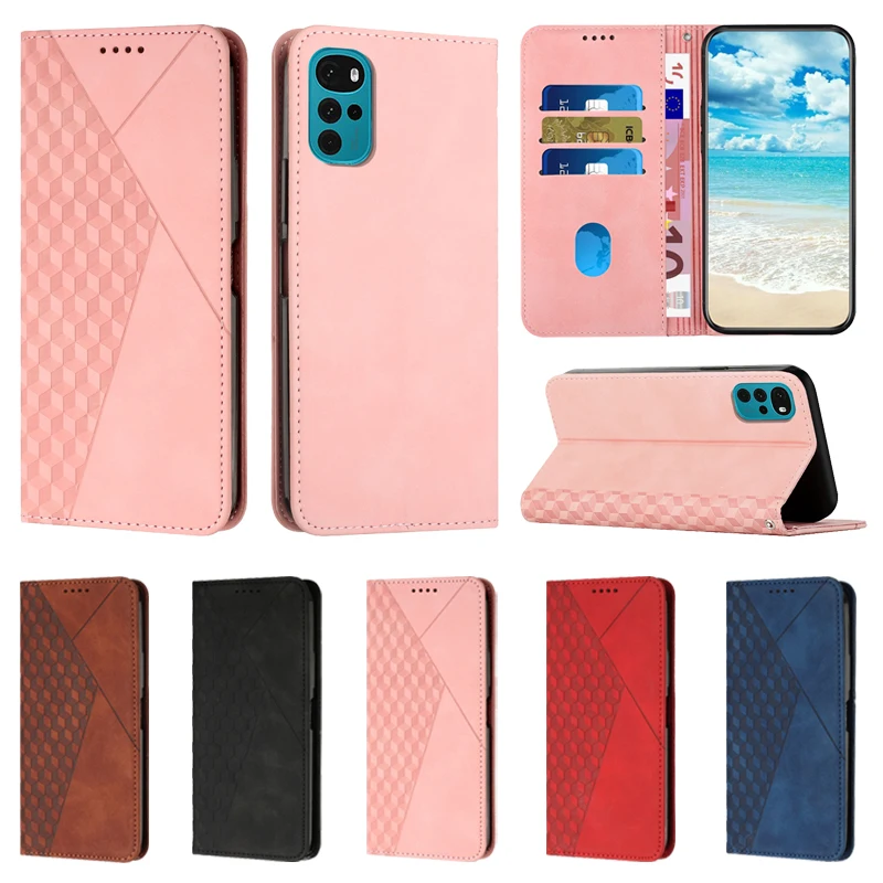 Phone Cases For Moto Edge 40/40 Pro/30 Neo/30 Fusion/20 Pro/S/X30/Moto X40/X40 Pro/E32 E22/G Stylus 2022 Wallet Magnetic Leather