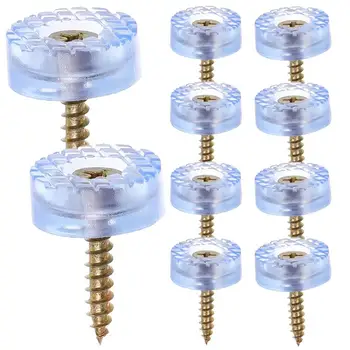 20 pçs pés de móveis pé almofada pernas antiderrapantes pés de móveis antiderrapantes cadeira perna de borracha móveis pernas com parafusos