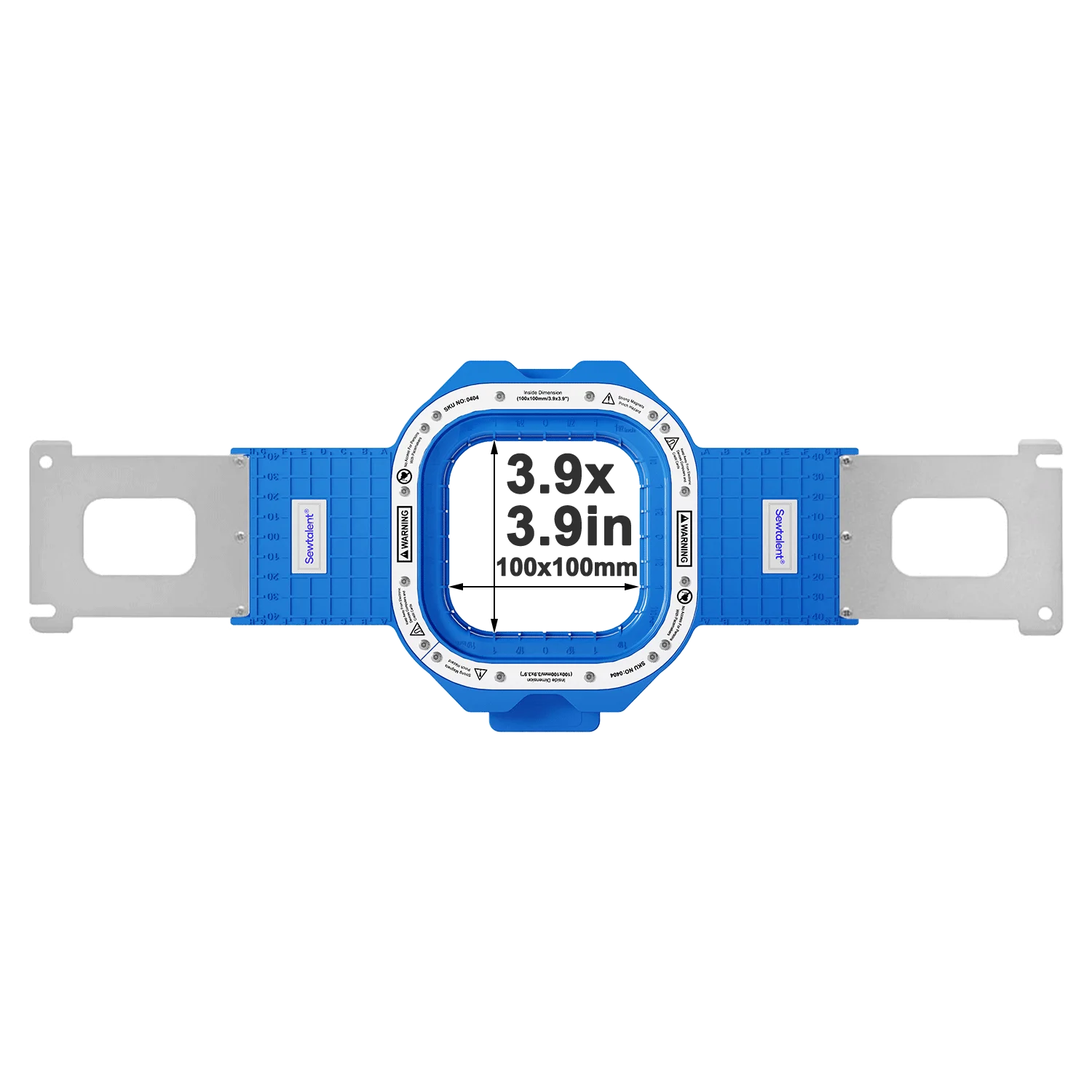 Brother VR PRS100 PR1X PR620 PR650 PR655 PR670E PR680W PR1000E PR1050X PR1055X PR1060W met Sewtalent Mighty hoop Magnetische hoepel - afbeelding 1