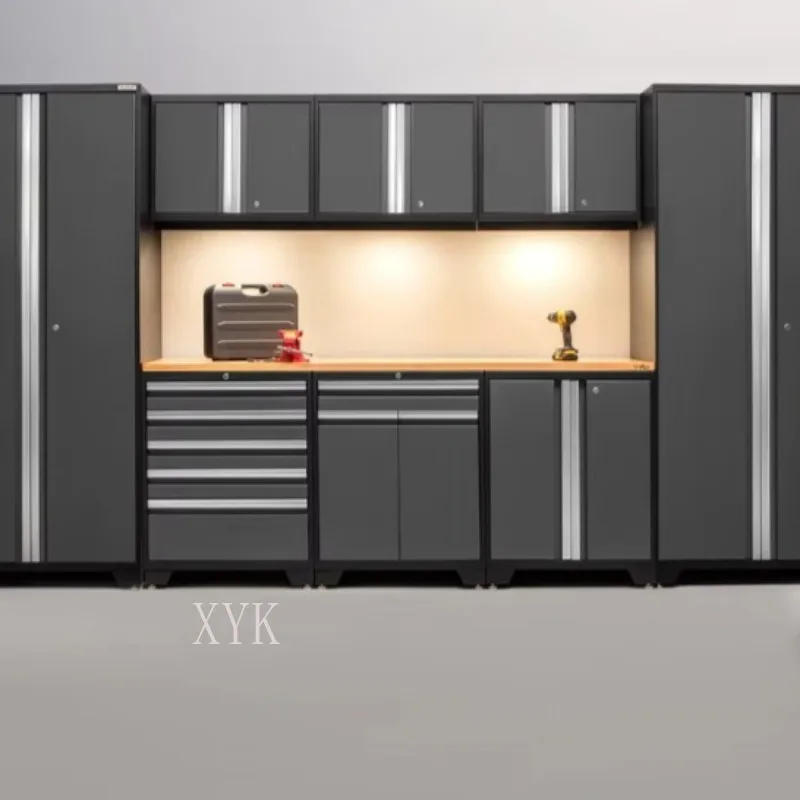 Heavy Duty Cold Rolled Steel Lockable Combination Tool Cabinet For Workshop Garage Hardware Classification And Tool Storage Work