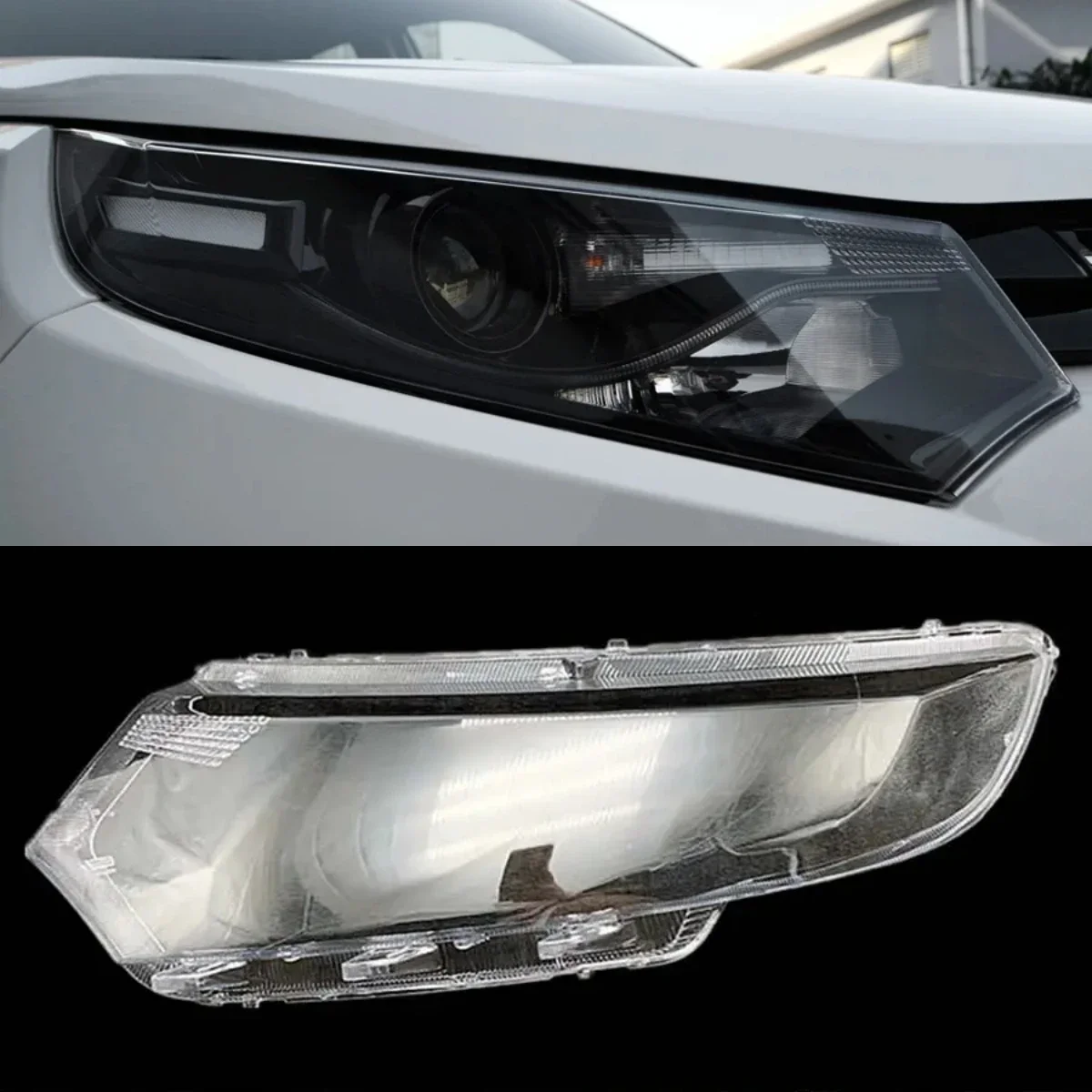 

For Jiangling Yusheng S330 Headlamp Cover Lampshade Lamp Shade Headlight Shell Plexiglass Replace Original Lampshade 2018 2019