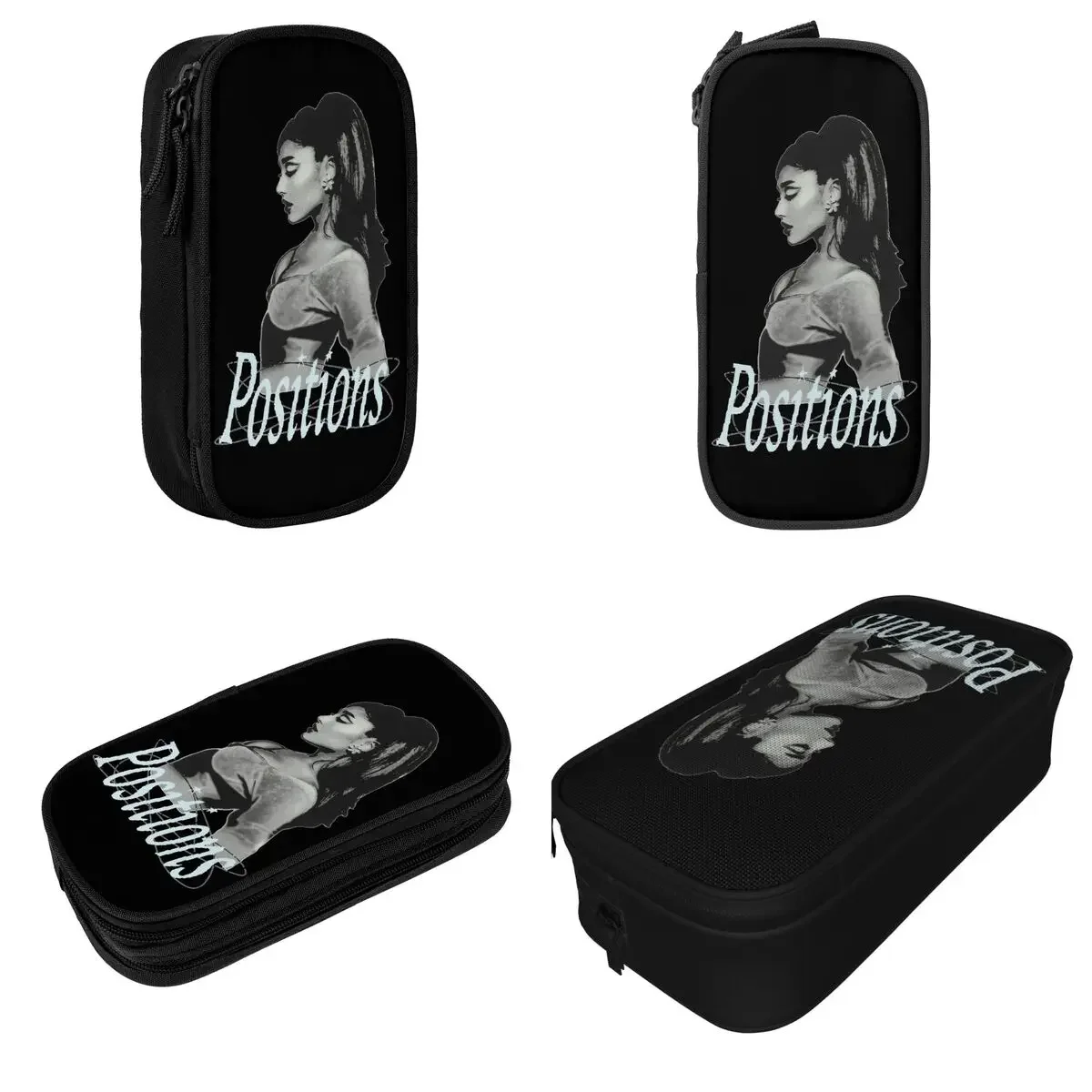 Creative Positions Rewind Ariana Pencil Case Pencilcases Pen Holder for Student Big Capacity Bags Office Zipper Stationery