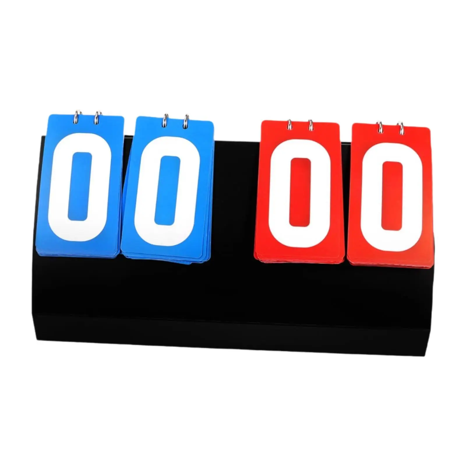 

Multi Sports Scoreboard 4 digits Table Score Flipper Number Score for Basketball Baseball Indoor Billiards Coaches Competitions