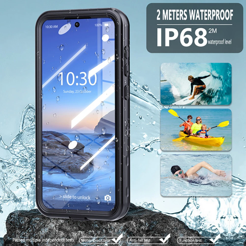 

For Samsung Galaxy A56 5G 2025 IP68 Waterproof Case for Galaxy A36 A26 A16 Case Phone A56 A 36 26 A16 Underwater Diving Cover