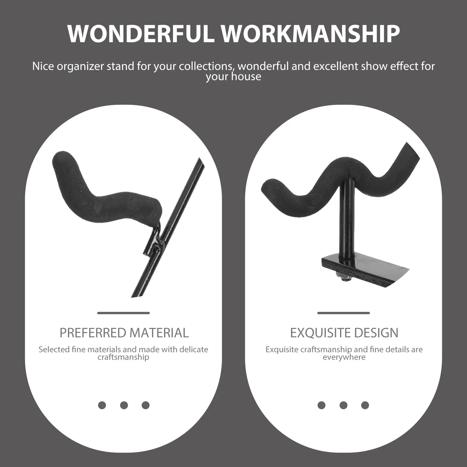 

Элегантная настольная подставка для дзи, железный держатель для бамбуковой флейты, стойка для хранения и демонстрации, органайзер для домашнего декора, прочный, простой дизайн