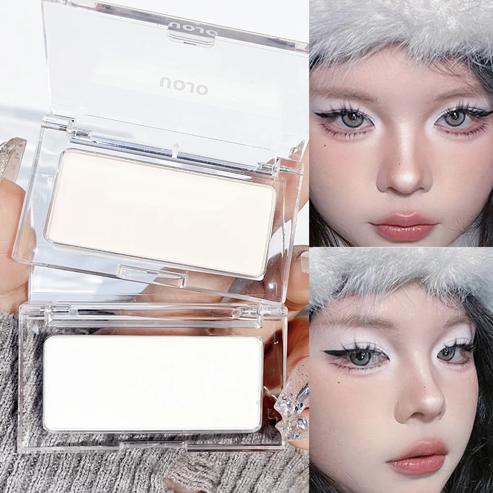 Monochrome White Matte Eyeshadow Palette Lasting Waterproof Beige Brighten Eye Head Lying Silkworm Highlighter Makeup Cosmetics