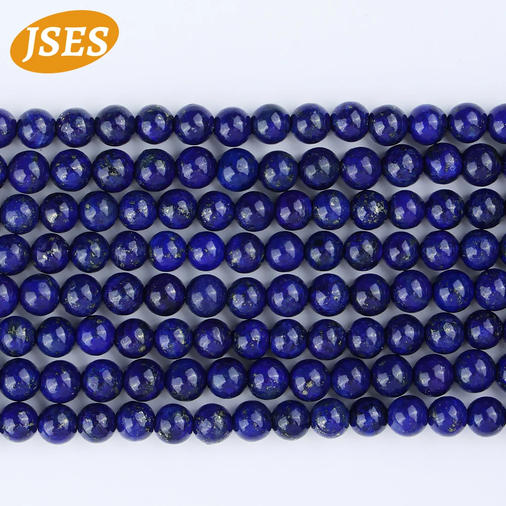 

5A Natural Old Ore Undyed Lapis Lazuli Stone Loose Beads for Jewelry Making Bracelet Necklace Handmade DIY Accessories Charms