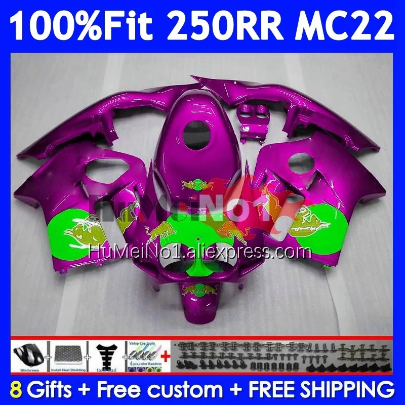 Injection For HONDA CBR 250RR CBR250RR 90 91 92 93 94 18No.210 MC22 CBR250 RR 1995 Metallic HOT 1996 1997 1998 1999 OEM Fairings