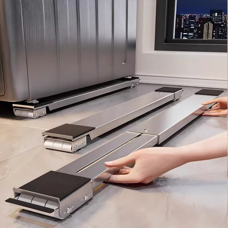 

Washing machine tripod base universal wheel heightening universal drum pulley movable shock pad