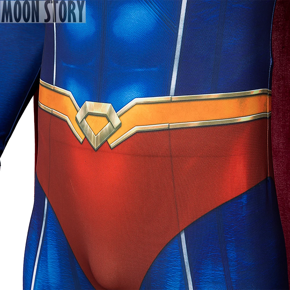 Fato de cosplay da Liga da Justiça adulto, bodysuit zentai masculino com capa vermelha, macacão do regime de super-heróis para carnaval e Halloween