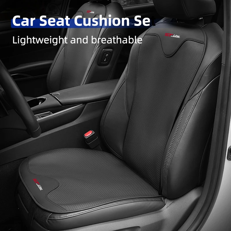 Car Seat Cushion Breathable Backrest Seat Cover Accessories For Ford ST Racing Performance Focus Mk2 Mk3 Fiesta Ranger Mondeo S- - view 6