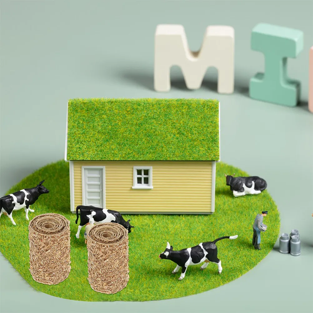 

8Pcs Miniature Hay Bales Realistic Faux Small Straw Hay Blocks for Farm Scene DIY Autumn Harvest Decorations Micro Landscape