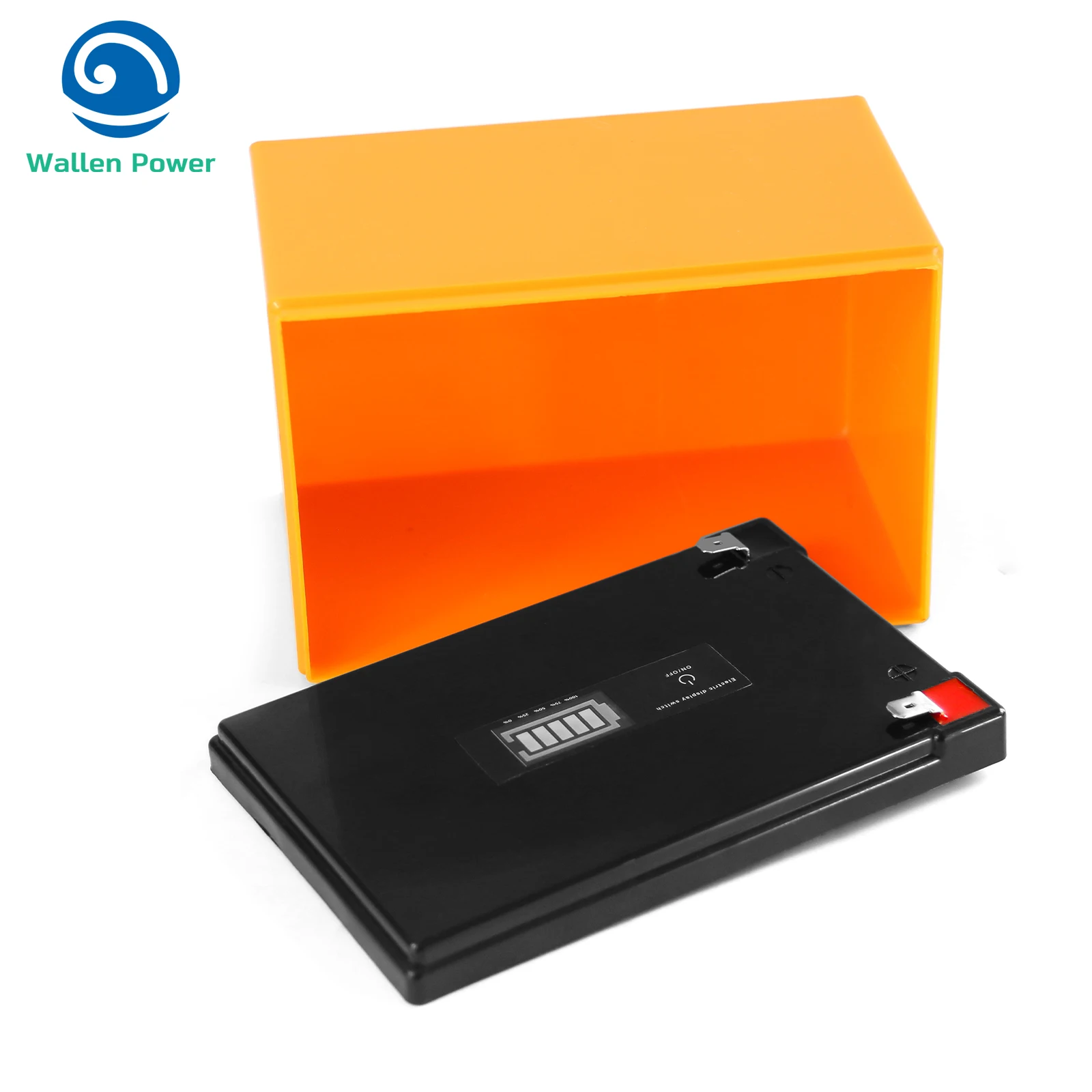 

12V LiFePO4 Empty Battery Case w/ Switch & Display - Direct Lead-Acid Replacement Shell