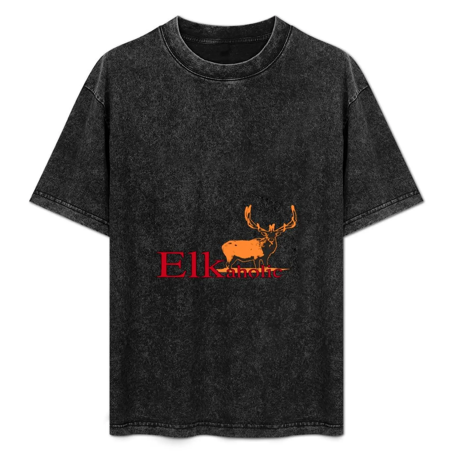 

Elkaholic Bull T-Shirt Festive Simple T-Shirt