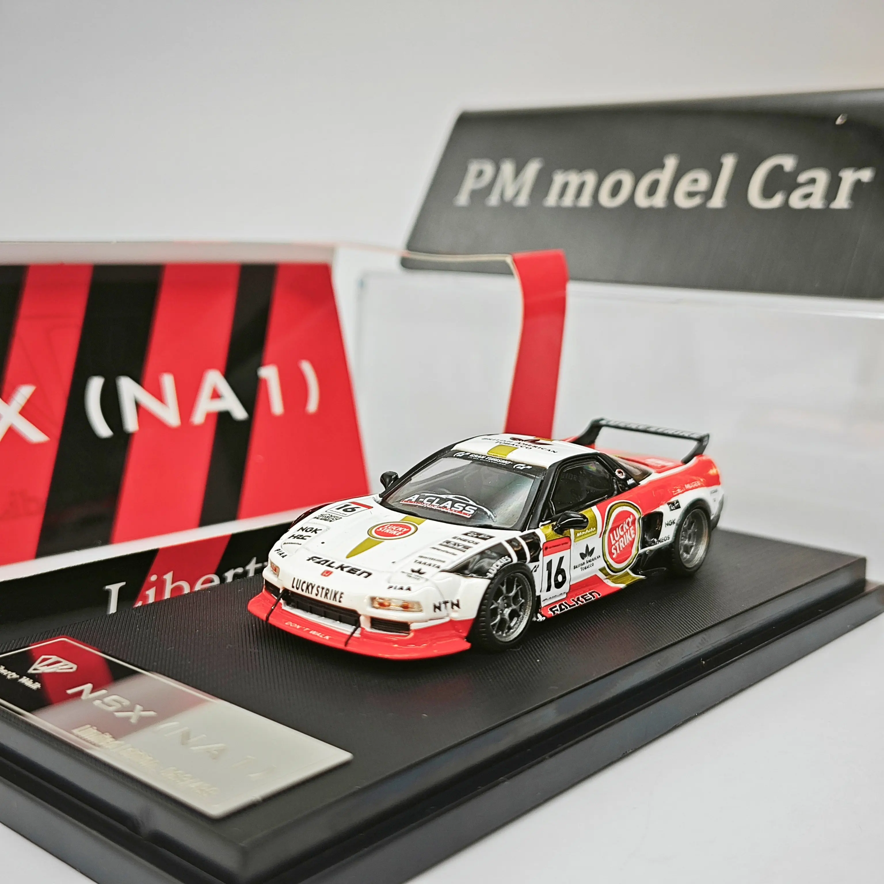Modelo Star 1:64 Honda NSX NA1 LBWK Carro de Metal Fundido Colecionável Presente