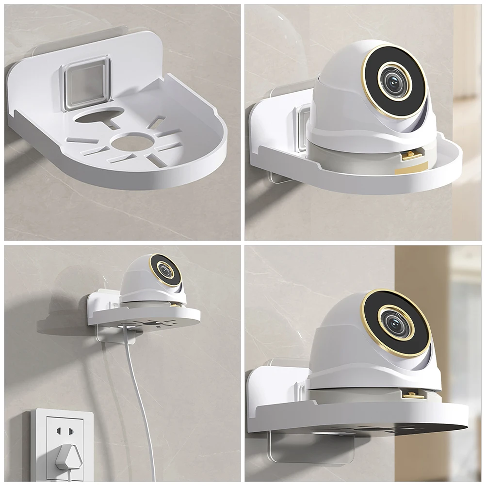 

Wall Mount Floating Shelf For Security Cameras Speaker Holder Elegant Design Storage Solution