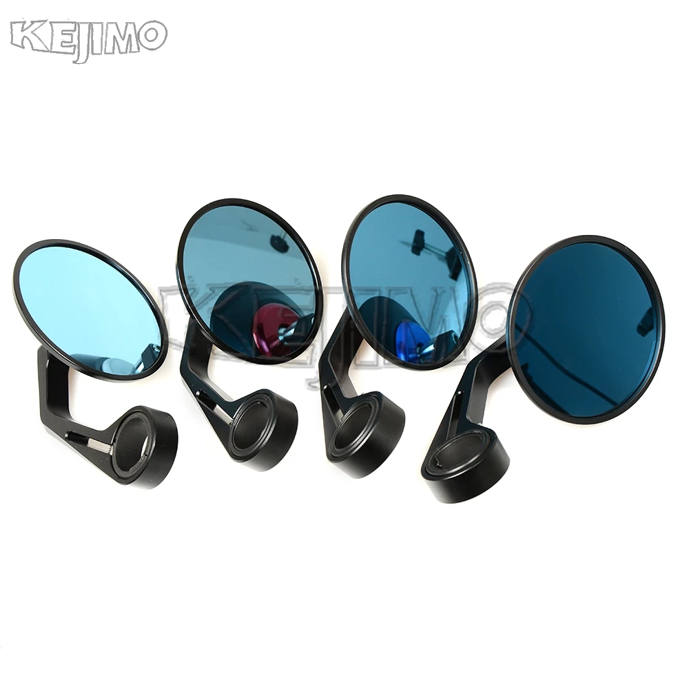Aluminium Motorbike Bar End Mirrors Retro Handlebar Tip Rearview For BENELLI 502C 752S 902S Leoncino 500 250 TNT 125 300 600 899
