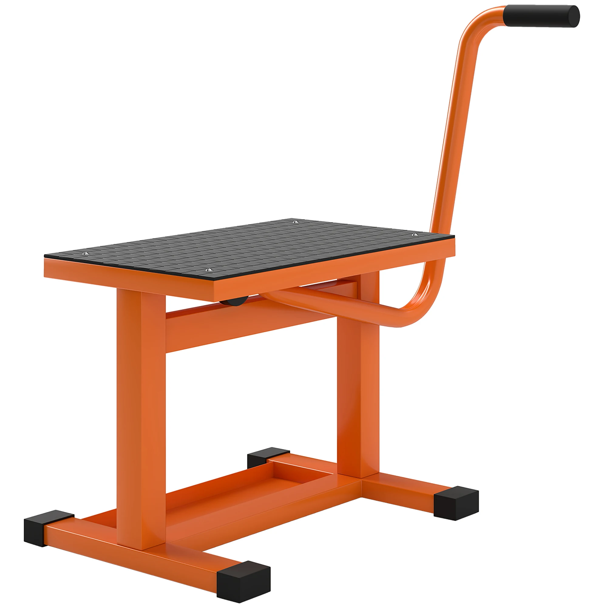 AliExpress DURHAND 150KG Steel Motorcycle Lift Rubber Platform, Crank Lift Manual Repair Clean Hoist Table Assist Off-Road Dirt Bike