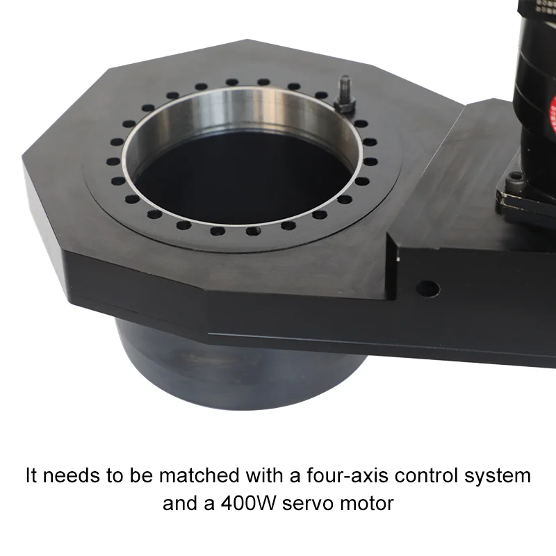 La cabeza angular HQD puede girar el eje C, se puede utilizar para controlar el trabajo de rotación de la cabeza angular, para centro de mecanizado de carpintería