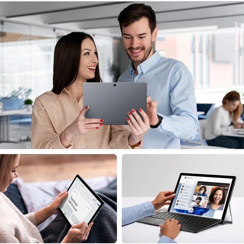

DS105 Type-C 10.5" Windows 11 Pro Tablet 64-bit Intel Core M5 Quad Core LPDDR3 12GB RAM 512GB SSD ROM 1920x1280 IPS 2xUSB-A 3.0
