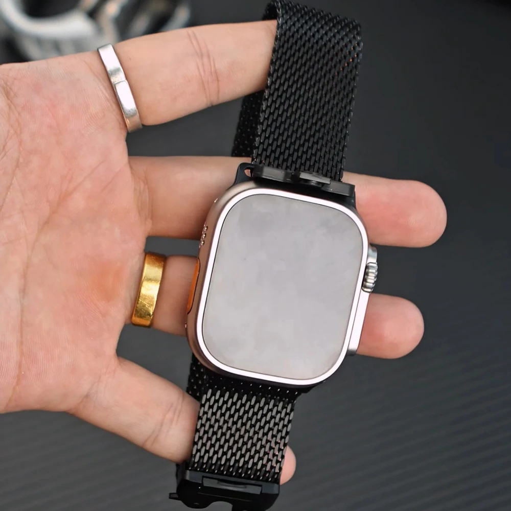 Cinturino milanese per Apple watch 10 Ultra 2 NUOVE cinturini Correa reloj Accessori iwatch 44 45 46 49mm Bracciale serie 9/81716/5/4/SE