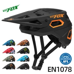 BATFOX Helmet 2024 MTB Men's Cycling Helmet Integrally-molded Mountain Road Cycling Bike helmet casco bicicleta mtb