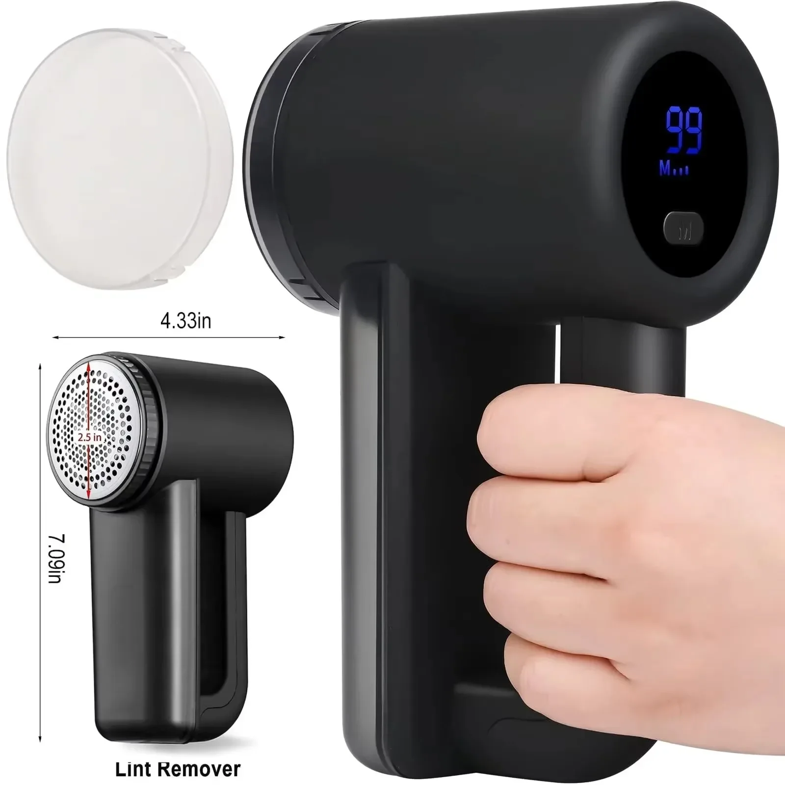 

Новая перезаряжаемая электрическая машинка для удаления катышков с LED-дисплеем и большим контейнером для мусора, 3 скорости, для коммерческого использования