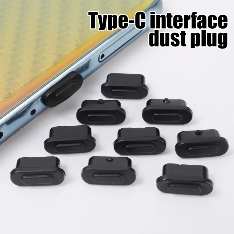 10/5/1Pcs Mobile Phone Dust Plugs Type C Anti-dust Plug USB Charging Port Protector for Samsung Huawei Xiaomi Phone Dustplugs