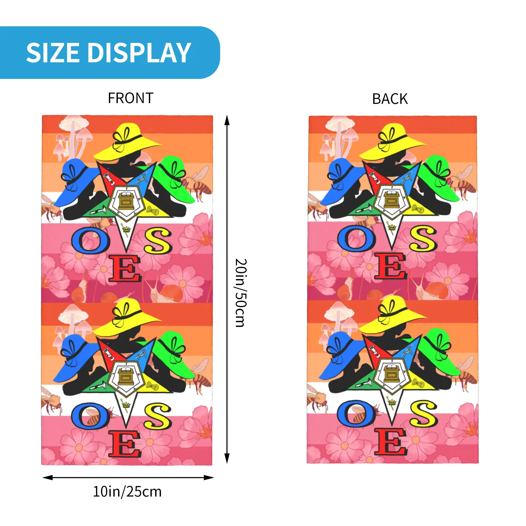 طلب مخصص للنجمة الشرقية Cottagecore مثليه فخر العلم باندانا الرقبة الجراب التفاف وشاح LGBT GLBT مثلي الجنس بالاكلافا أكثر دفئا