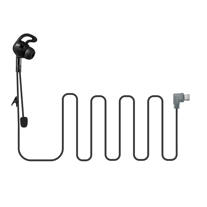 NewEJEAS Universal Motorcycle Intercom Accessories Moto Intercom Earphones Clip Type-c HIFI-R5 Motorcycle Intercom Earphones