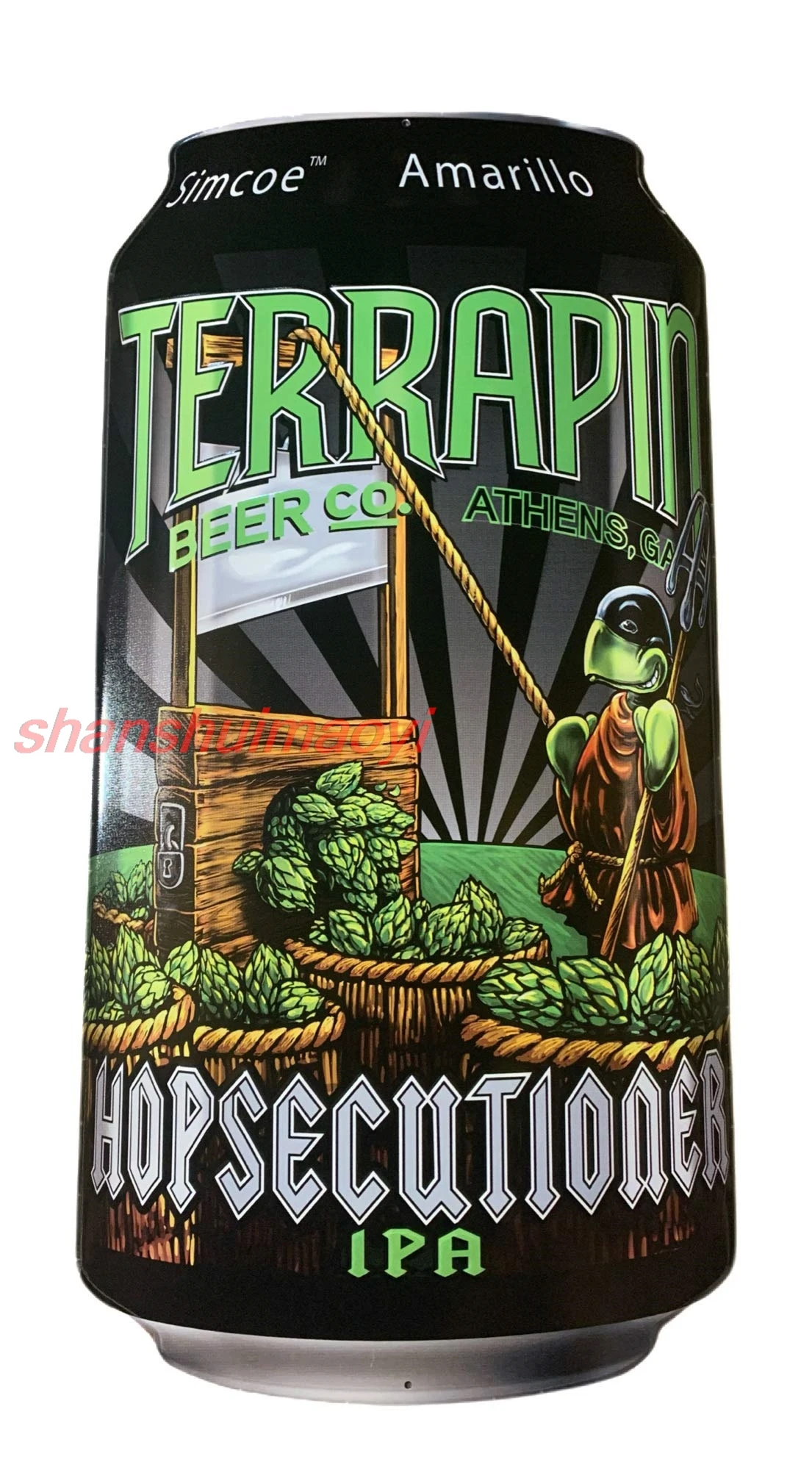 Terrapin IPA Beer Company Tin Metal Sign | Hopsecutioner | Athens Georgia SHANSUI sign