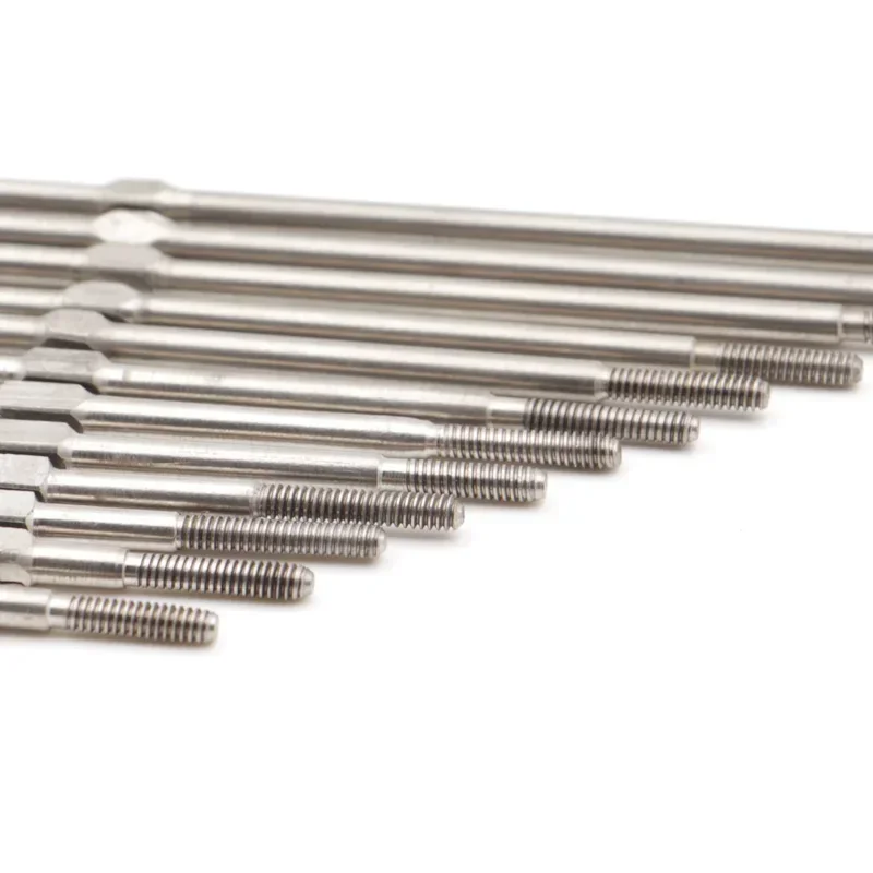 Nowe DIY części zdalnie sterowanego samolotu #4-40 popychacz ze stali nierdzewnej 40-160mm drążek sterowniczy gwintowane połączenie łącznika wału