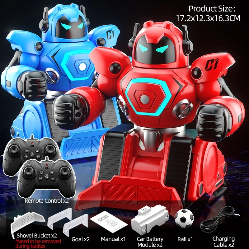JJRC スマートロボット ダブルバトル ボクシング ファイティングロボット 人工知能 リモコン サッカーおもちゃ 子供向けロボットおもちゃ