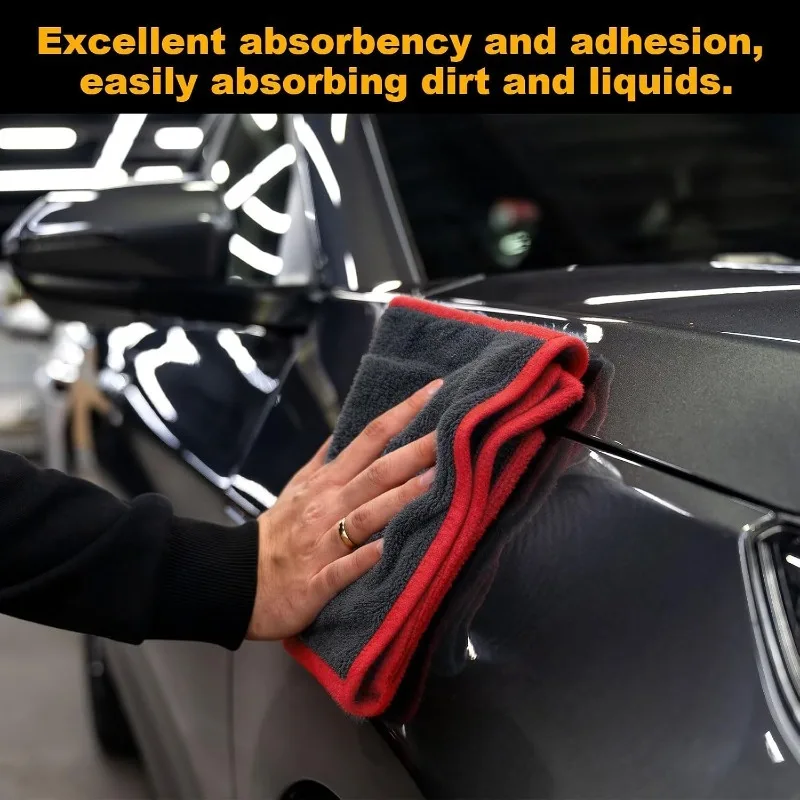 XXL Extra Large Microfiber Vehicle Drying Towel Super Absorbent Double-Sided Thickened Technology Suitable for Cars Trucks Boats