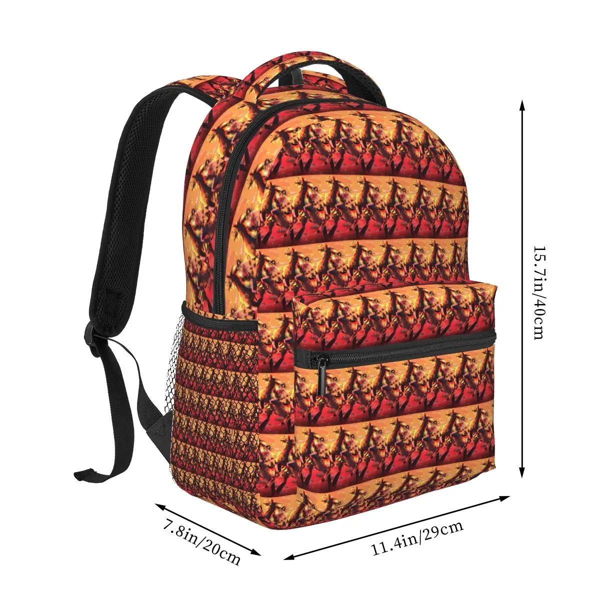 Anime Helluva Boss Striker Backpack Student Boys Girls BookBag Kids School Bag Computer Shoulder Bags for Men Women