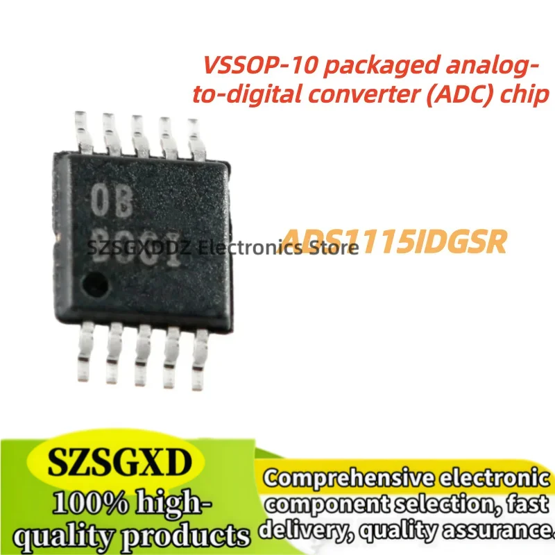 5-10pcs/lot 100% New Quality ADS1115IDGSR ADS1115IDGS ADS1115 MSOP-10 Chipset