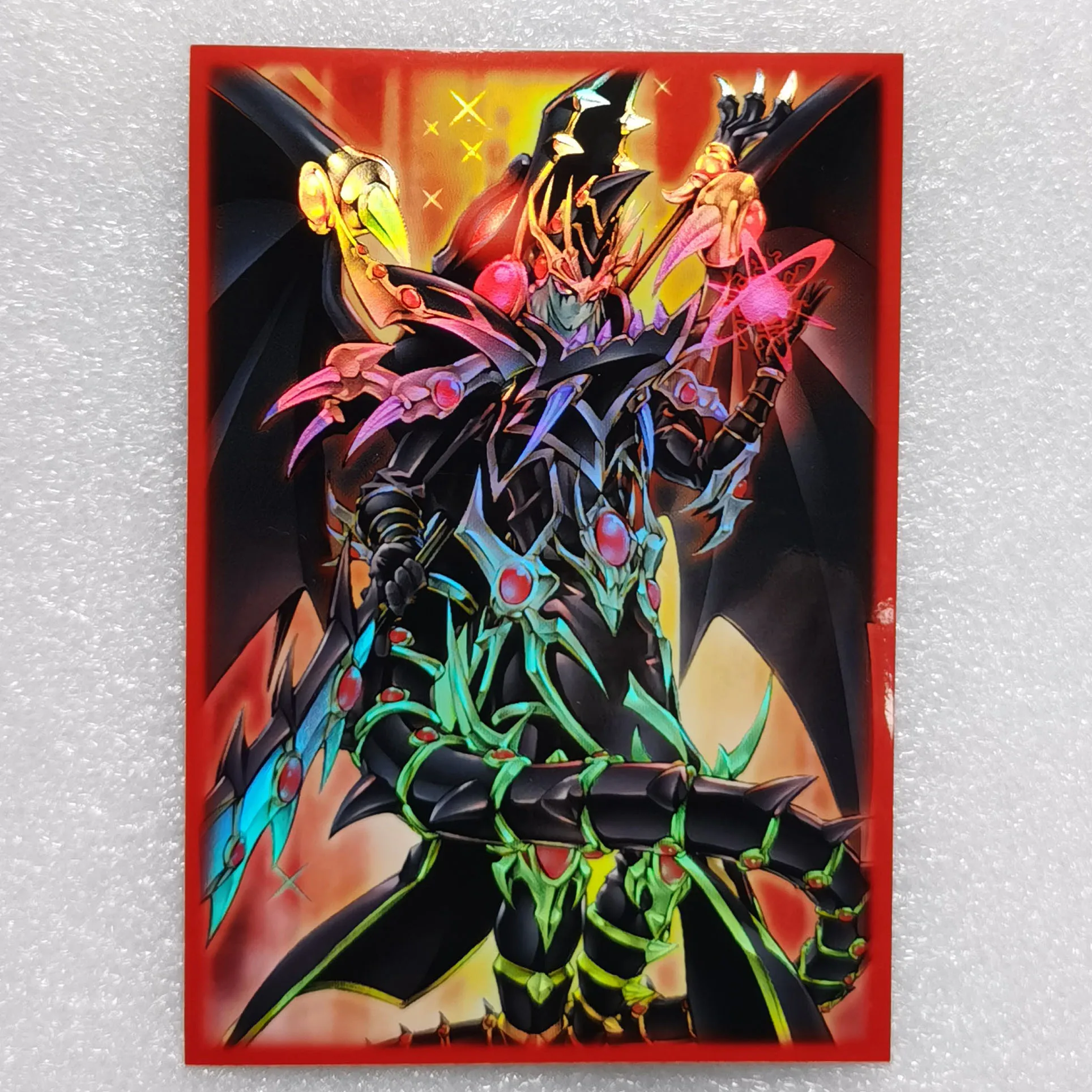 50pcs/pack Yugioh Red-Eyes Dark Dragoon Card Sleeves Yu-Gi-Oh! OCG Trading Cards Shine Protector Case Cover