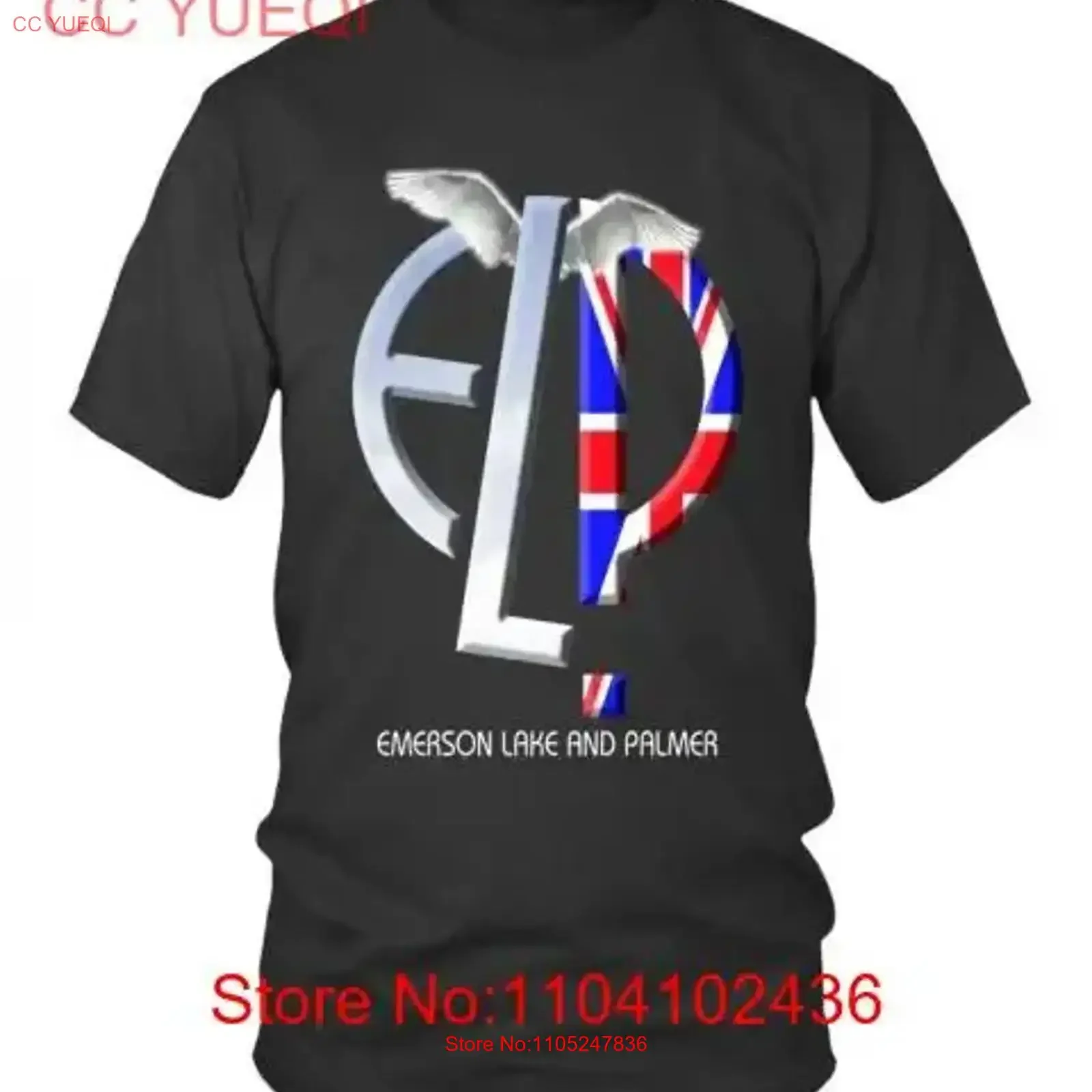 Camiseta clásica Emerson Lake Palmer, camiseta con gráfico vintage de Greg Rock Trilogy para uso diario, estilo streetwear ligero